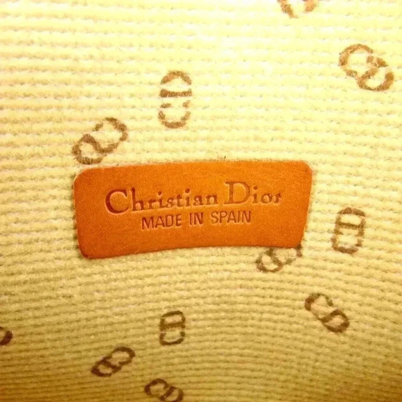 Dior Pouch CD Mark  Canvas Leather - Picture 3 of 14